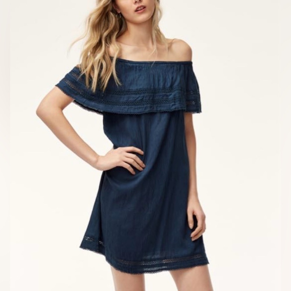 Aritzia Wilfred Charcoal Emmie Dress Size XXS